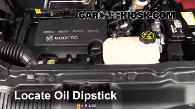 2014 Buick Encore 1.4L 4 Cyl. Turbo Aceite Controlar nivel de aceite